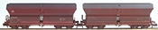 German 2pc Hopper Wagon Set of the DB (Custom Weathered)